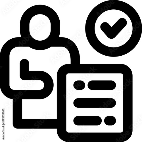 authority line icon. Clean and minimalist vector icon for websites, mobile apps, presentations, and logos. Fully scalable and customizable for any project.