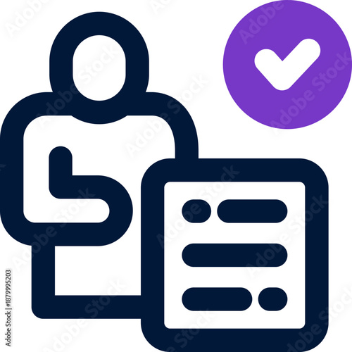 authority duotone icon. Sleek and modern vector icon for websites, mobile apps, marketing materials, and corporate design. Fully scalable and ready to use.