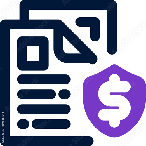 document duotone icon. Sleek and modern vector icon for websites, mobile apps, marketing materials, and corporate design. Fully scalable and ready to use.