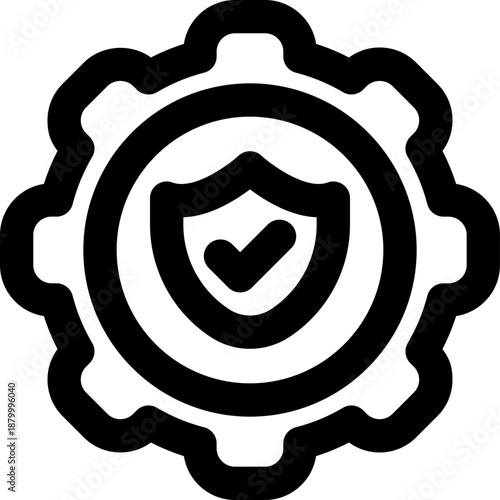 insurance management line icon. Clean and minimalist vector icon for websites, mobile apps, presentations, and logos. Fully scalable and customizable for any project.