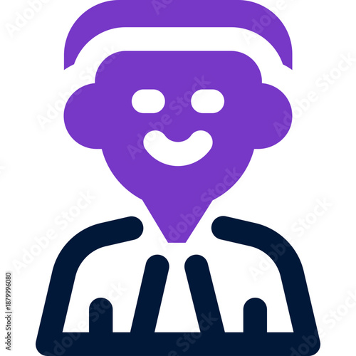 policyholder duotone icon. Sleek and modern vector icon for websites, mobile apps, marketing materials, and corporate design. Fully scalable and ready to use.