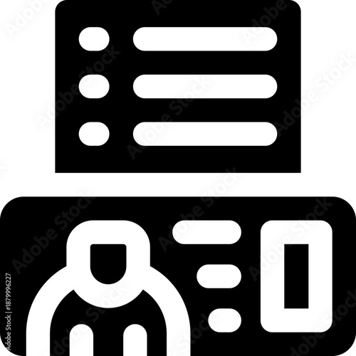 form glyph icon. Strong and solid vector icon for websites, mobile interfaces, presentations, and visual branding. High quality and easy to edit.