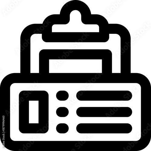 result line icon. Clean and minimalist vector icon for websites, mobile apps, presentations, and logos. Fully scalable and customizable for any project.