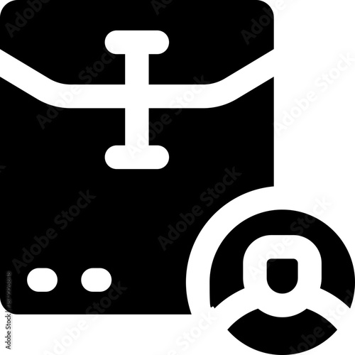 file glyph icon. Strong and solid vector icon for websites, mobile interfaces, presentations, and visual branding. High quality and easy to edit.