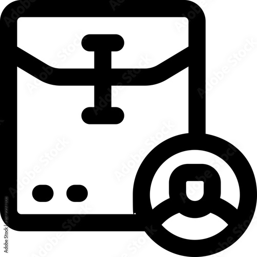 file line icon. Clean and minimalist vector icon for websites, mobile apps, presentations, and logos. Fully scalable and customizable for any project.