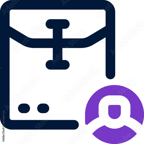 file duotone icon. Sleek and modern vector icon for websites, mobile apps, marketing materials, and corporate design. Fully scalable and ready to use.