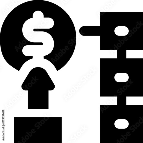 provider glyph icon. Strong and solid vector icon for websites, mobile interfaces, presentations, and visual branding. High quality and easy to edit.