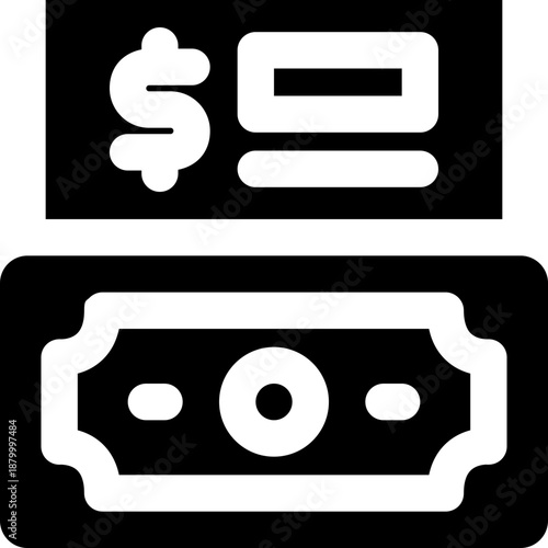 bond glyph icon. Strong and solid vector icon for websites, mobile interfaces, presentations, and visual branding. High quality and easy to edit.