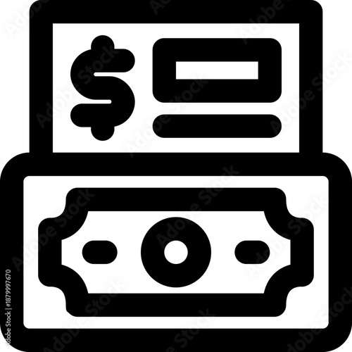 bond line icon. Clean and minimalist vector icon for websites, mobile apps, presentations, and logos. Fully scalable and customizable for any project.