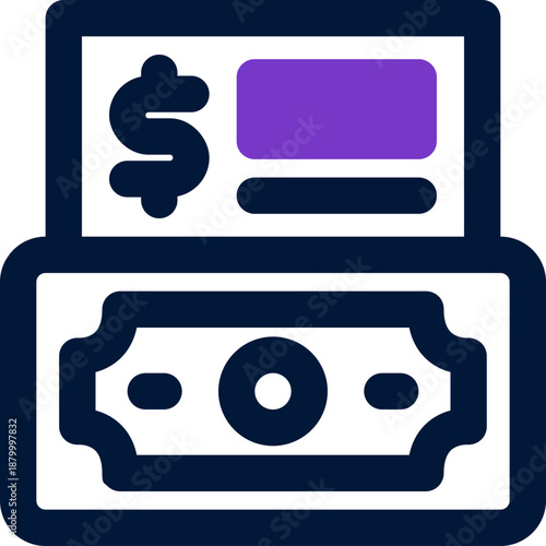 bond duotone icon. Sleek and modern vector icon for websites, mobile apps, marketing materials, and corporate design. Fully scalable and ready to use.