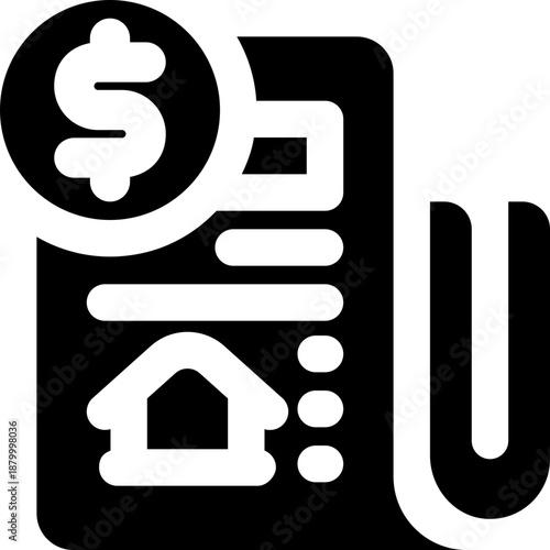 news report glyph icon. Strong and solid vector icon for websites, mobile interfaces, presentations, and visual branding. High quality and easy to edit.