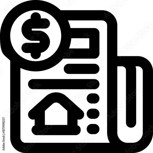 news report line icon. Clean and minimalist vector icon for websites, mobile apps, presentations, and logos. Fully scalable and customizable for any project.