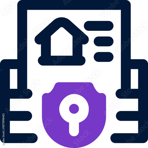 secure data duotone icon. Sleek and modern vector icon for websites, mobile apps, marketing materials, and corporate design. Fully scalable and ready to use.