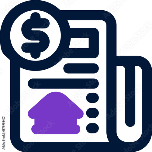 news report duotone icon. Sleek and modern vector icon for websites, mobile apps, marketing materials, and corporate design. Fully scalable and ready to use.