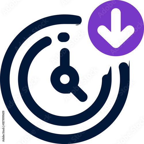 reduce cost duotone icon. Sleek and modern vector icon for websites, mobile apps, marketing materials, and corporate design. Fully scalable and ready to use.