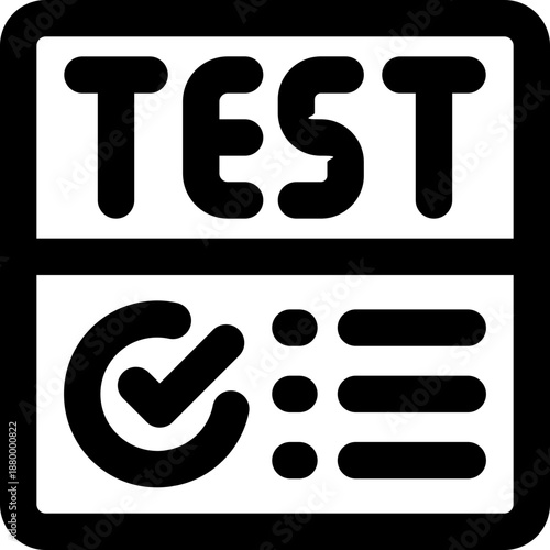 testing line icon. Clean and minimalist vector icon for websites, mobile apps, presentations, and logos. Fully scalable and customizable for any project.