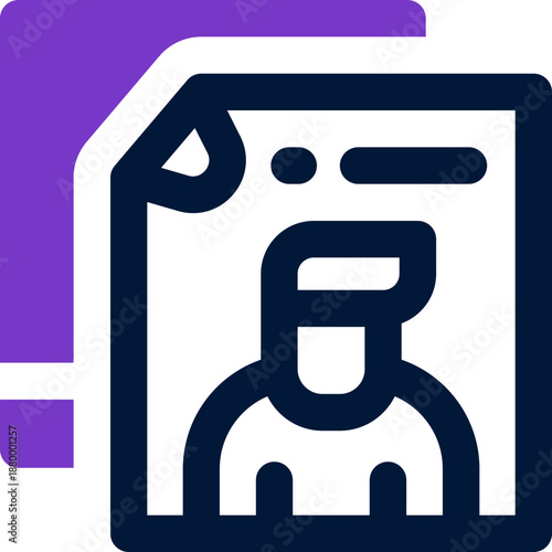 file duotone icon. Sleek and modern vector icon for websites, mobile apps, marketing materials, and corporate design. Fully scalable and ready to use.