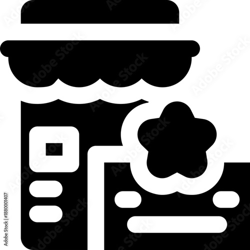 membership glyph icon. Strong and solid vector icon for websites, mobile interfaces, presentations, and visual branding. High quality and easy to edit.