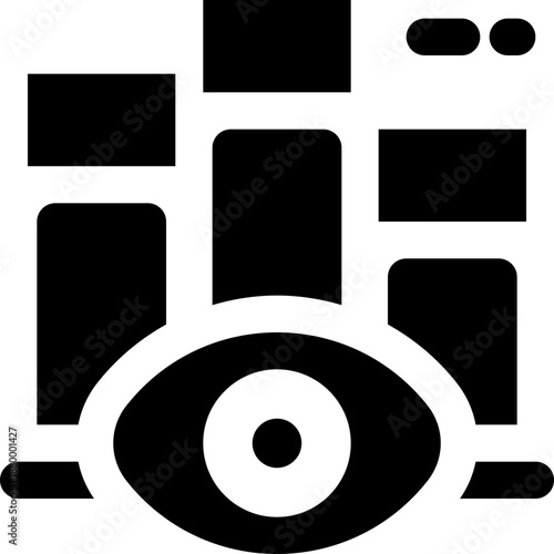 comparative glyph icon. Strong and solid vector icon for websites, mobile interfaces, presentations, and visual branding. High quality and easy to edit.