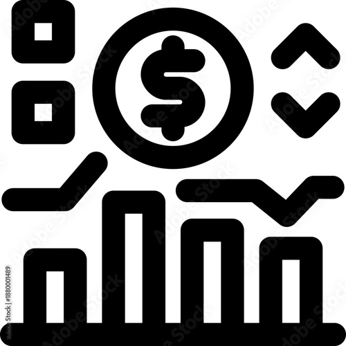 stock line icon. Clean and minimalist vector icon for websites, mobile apps, presentations, and logos. Fully scalable and customizable for any project.