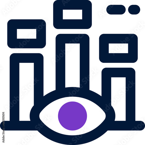 comparative duotone icon. Sleek and modern vector icon for websites, mobile apps, marketing materials, and corporate design. Fully scalable and ready to use.