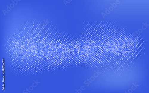 Blue gradient halftone abstract background for backdrop or presentation