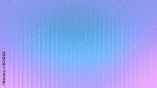 Fractal glass gradient in light blue, pastel pink, lilac, white. Abstract iridescent striped background. Corrugated, ribbed texture. Vertical lines pattern. Flow of refracted light. Loop animation