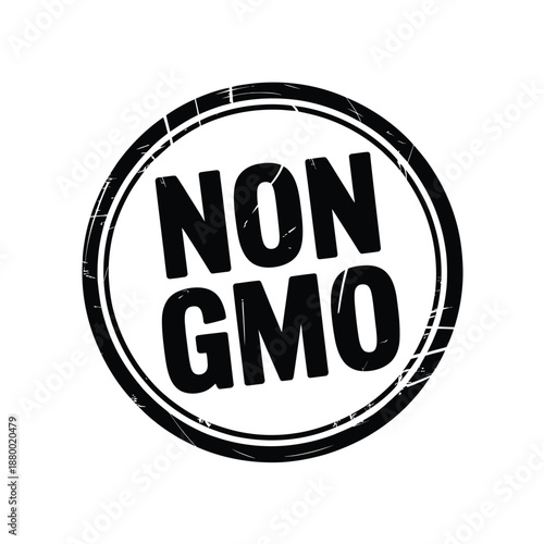 Non GMO stamp seal logo