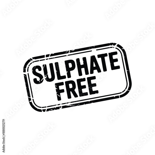 Sulphate free label stamp