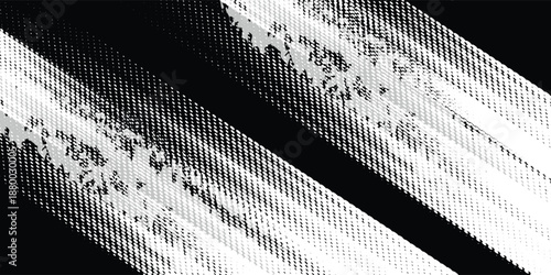 High contrast grunge halftone texture in black and white, ideal for abstract backgrounds, posters, vintage prints, and digital overlays.