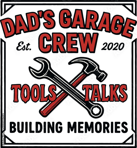 Fotografía Dad's Garage Crew Tools Talks Building Memory