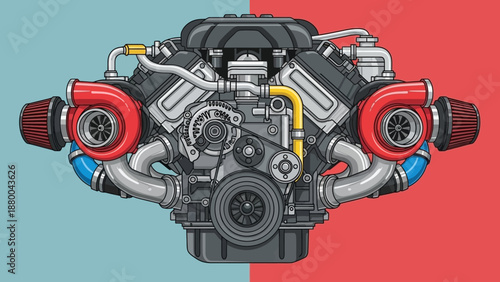 3D render of a modern robot toy isolated on white background