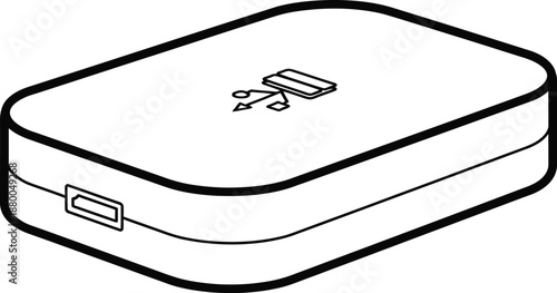 Portable power bank for charging devices on the go