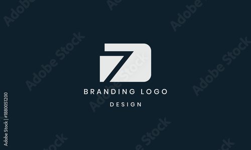 Creative initial letter D delivery logo design and D mail logo design.
