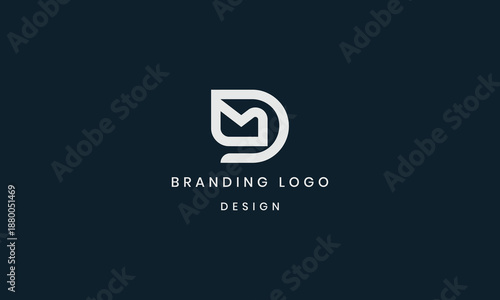Creative initial letter D delivery logo design and D mail logo design.