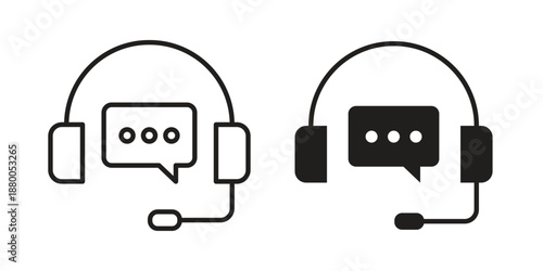 Customer service icons symbol. vector illustration pack for apps and designs