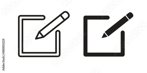 Edit icons symbol. vector illustration pack for apps and designs