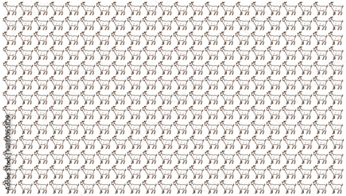 Goat abstract pattern background vector texture and  goat  vector background