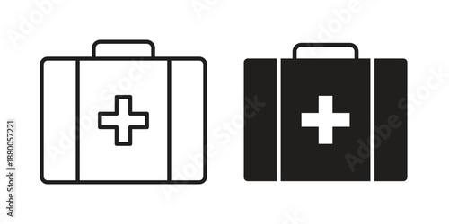 First aid icons symbol. vector illustration pack for apps and designs