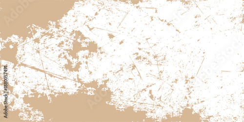 An abstract aged grunge background featuring a textured brown paper pattern and a rough stone wall effect with antique rust details and copy space