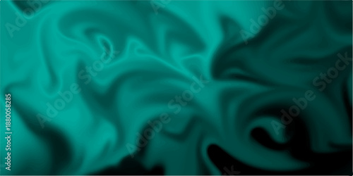 Luxurious green silk fabric background featuring smooth flowing satin waves and a soft light texture pattern for an abstract textile material design wallpaper