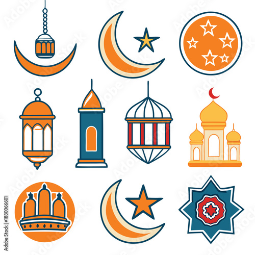 Ramadan Icon Set 2026