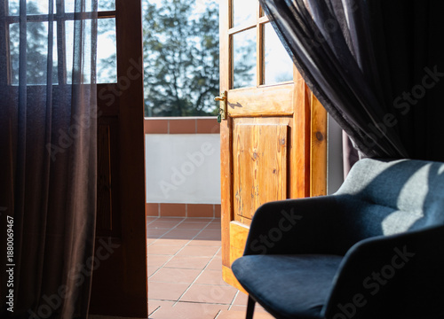 interior of a hotel room