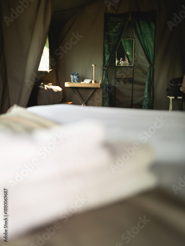 Safari tent lodge