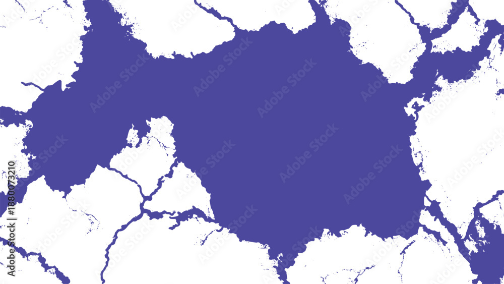 Obraz premium Russia map outline on white background