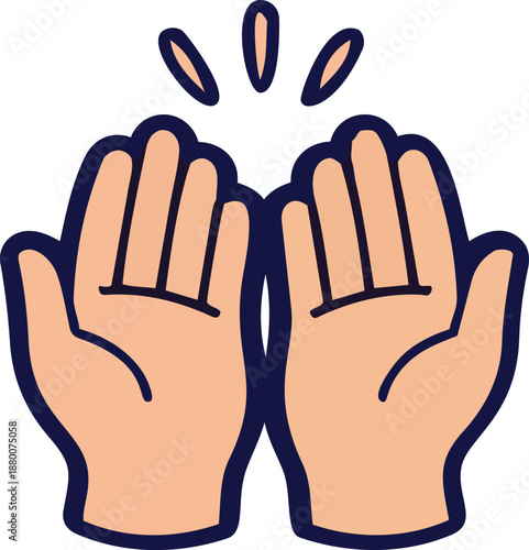 Muslim Hands Praying Dua Gesture Ramadan Icon