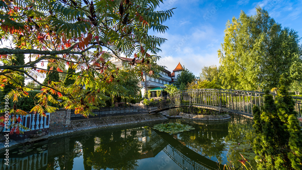 Naklejka premium Ogród