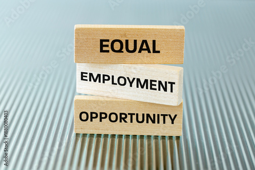 Billede på lærred Symbol EEO, Equal Employment Opportunity