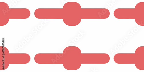 A repeating pattern of simple red plus sign shapes on a white background