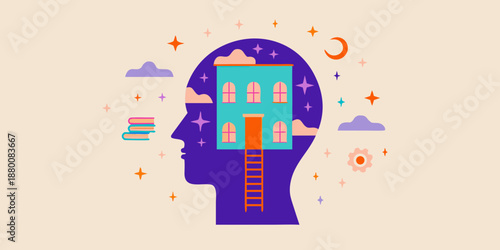 A house within the mind exploring thoughts creativity and inner worlds